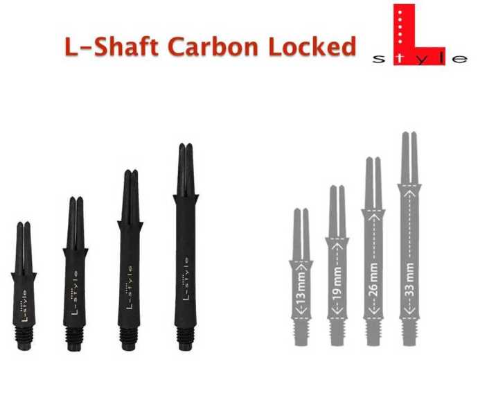 L Style Key Dart-Shop-Nienburg | L-Style - Lock Straight Carbon Shaft
