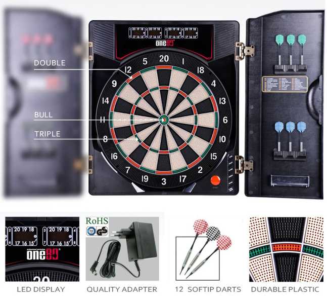 One80 E-Dartboard Deluxe 2