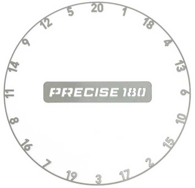 Precise180 Onepiece Zahlenringe