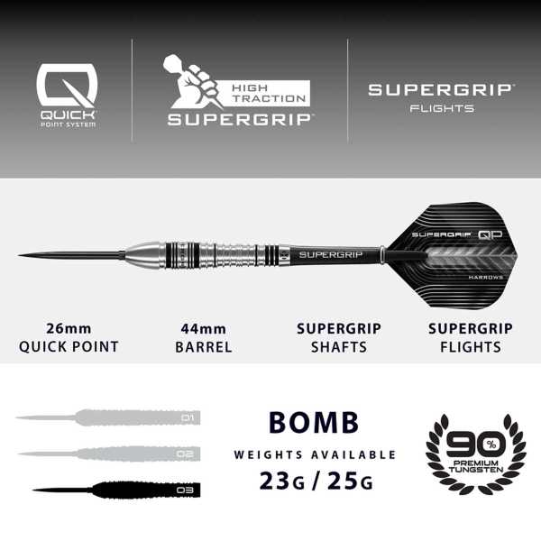 HARROWS Supergrip QP Bomb QUICK Point 90%