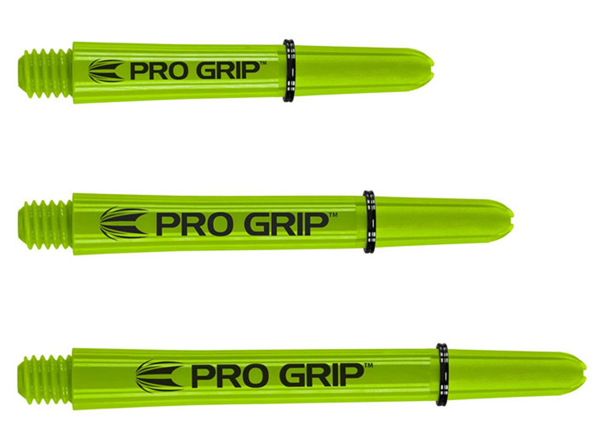 TARGET PRO GRIP CLEAR NYLON STEMS/SHAFTS WITH GRIP RINGS 