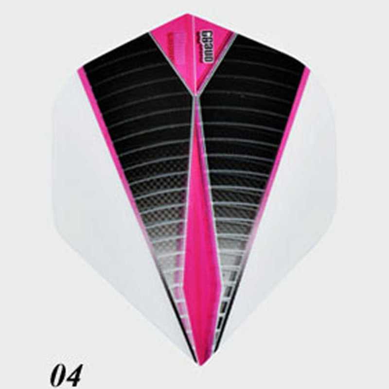 10 Satz One80 Daze Weiß pink