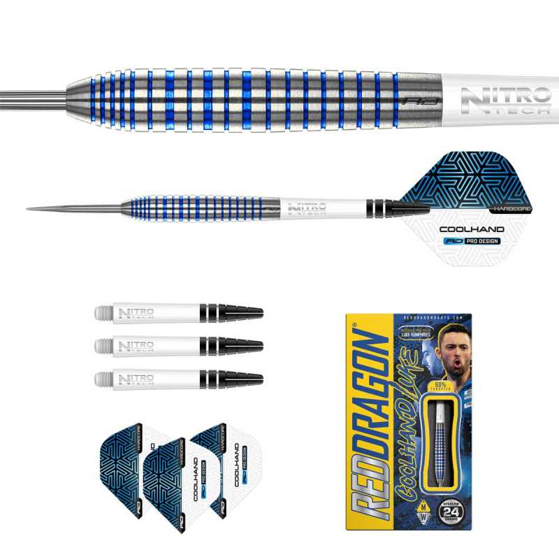 Red Dragon Luke Humphries TX3 Cool Blue