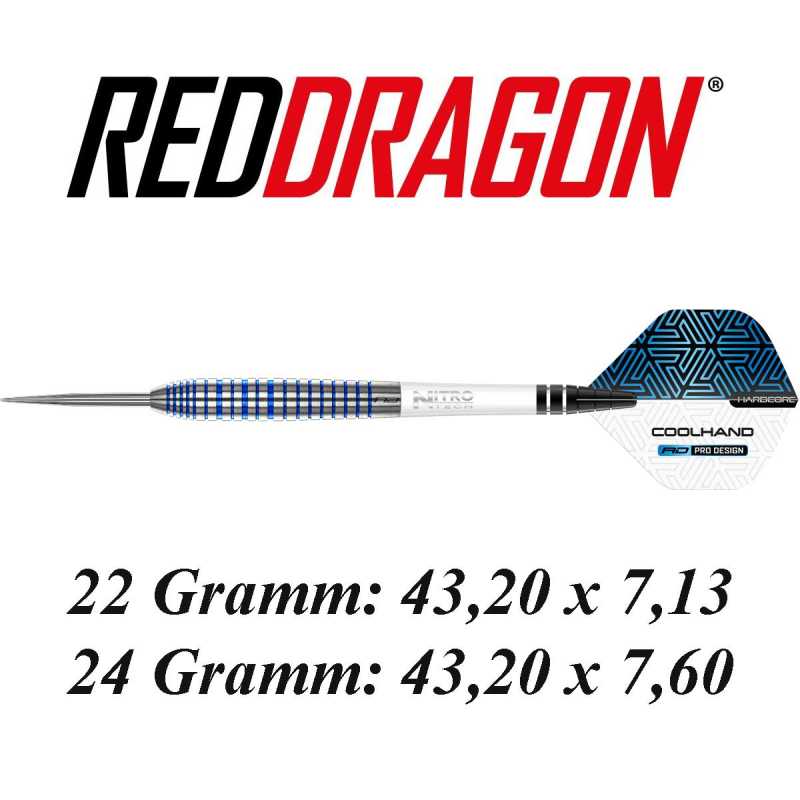 Red Dragon Luke Humphries TX3 Cool Blue