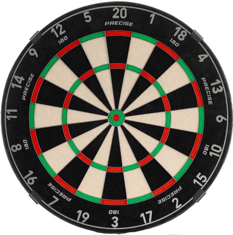 Precise180 Endorphine Dartboard mit Ring