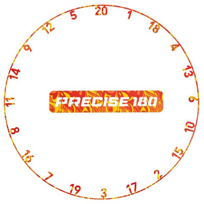 Precise180 Endorphine Dartboard mit Ring