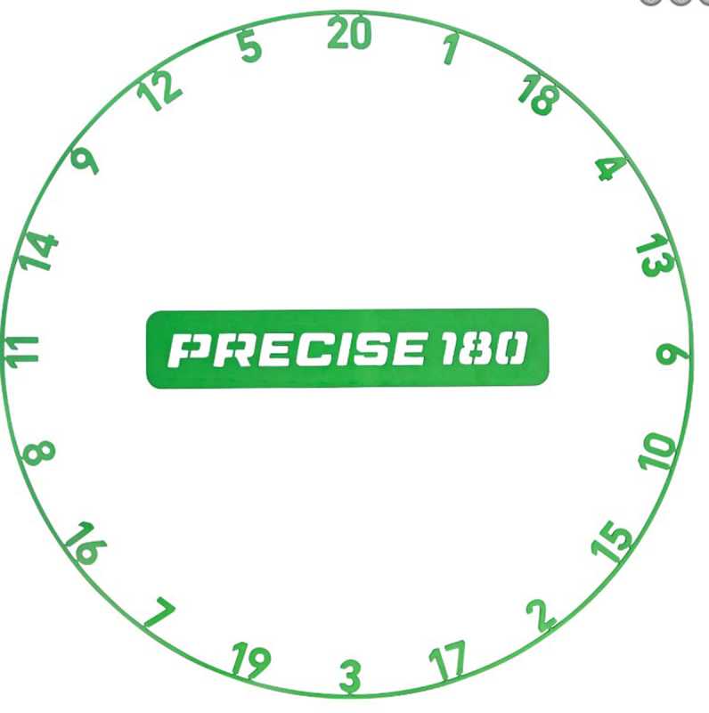 Precise180 Endorphine Dartboard mit Ring