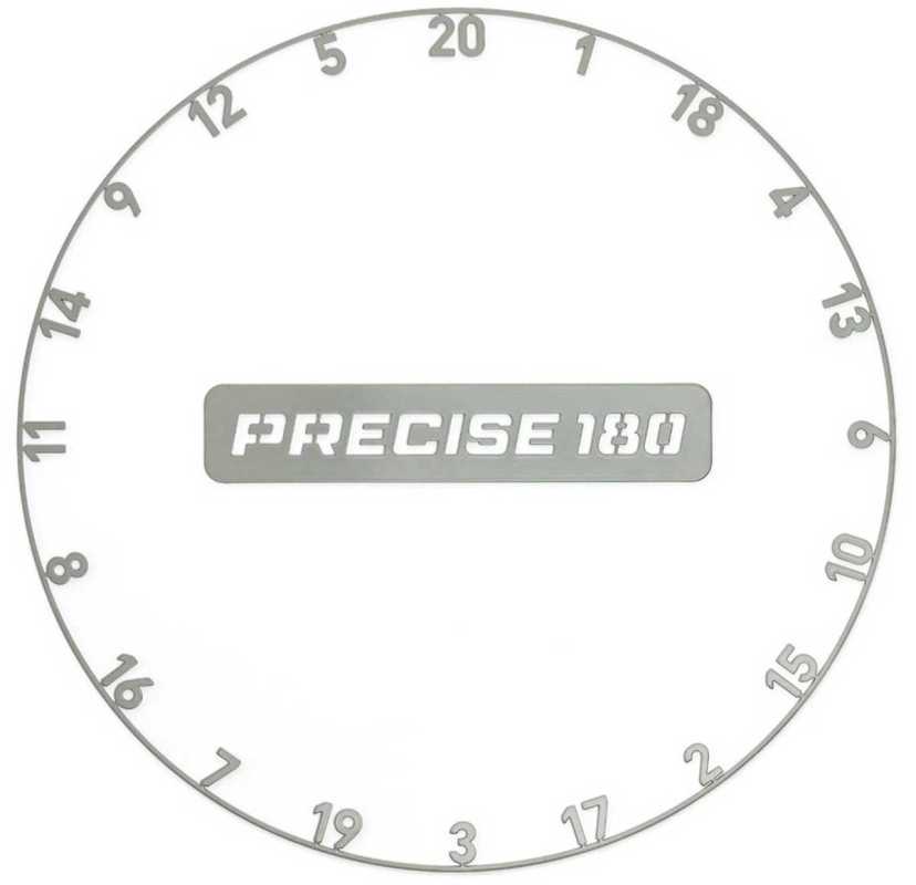 Precise180 Onepiece Zahlenringe