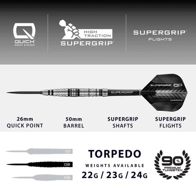 HARROWS Supergrip QP Torpedo QUICK Point 90%